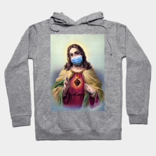 Jesus with Mask Hoodie